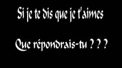 je vous laisse le chois